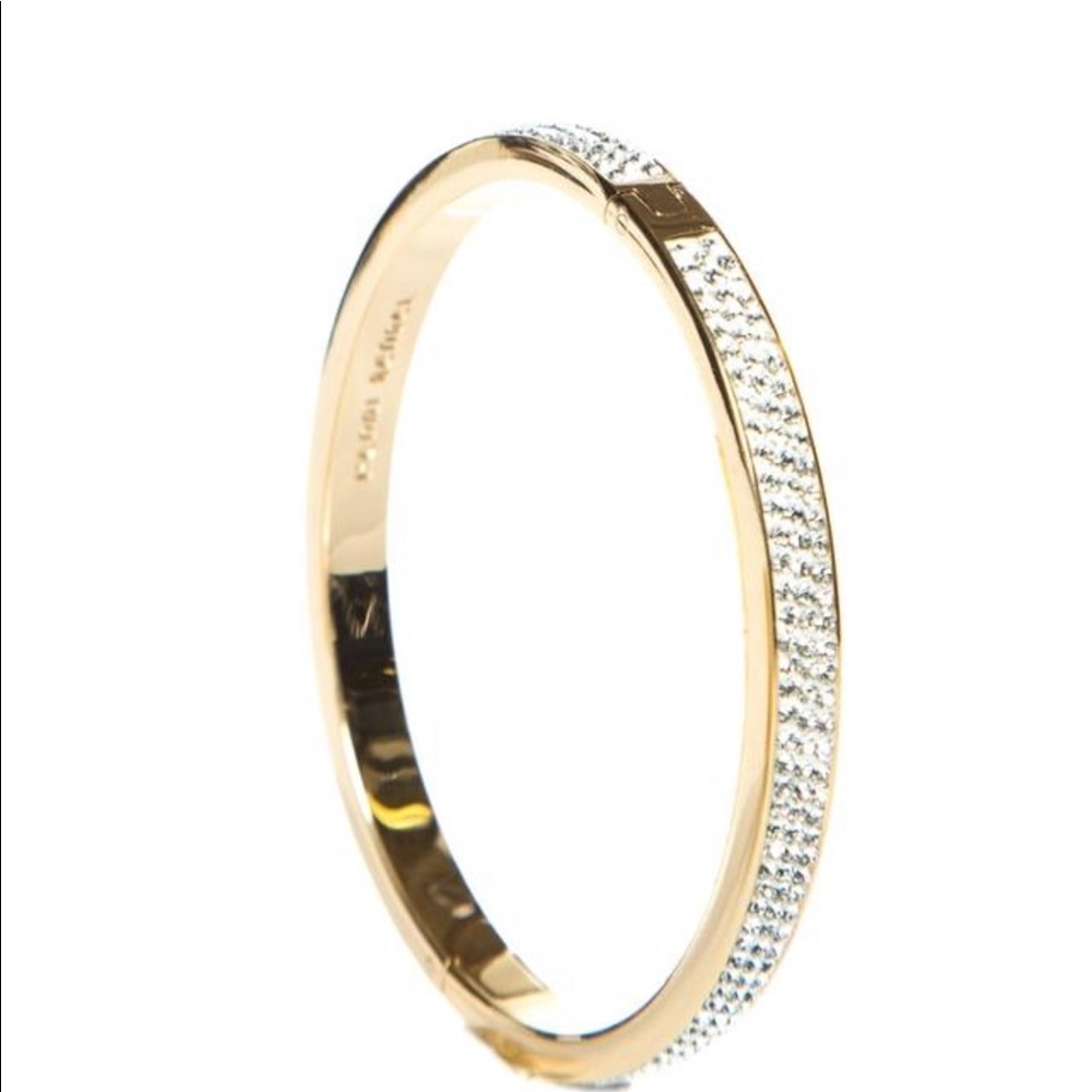 Gold toned crystal bracelet